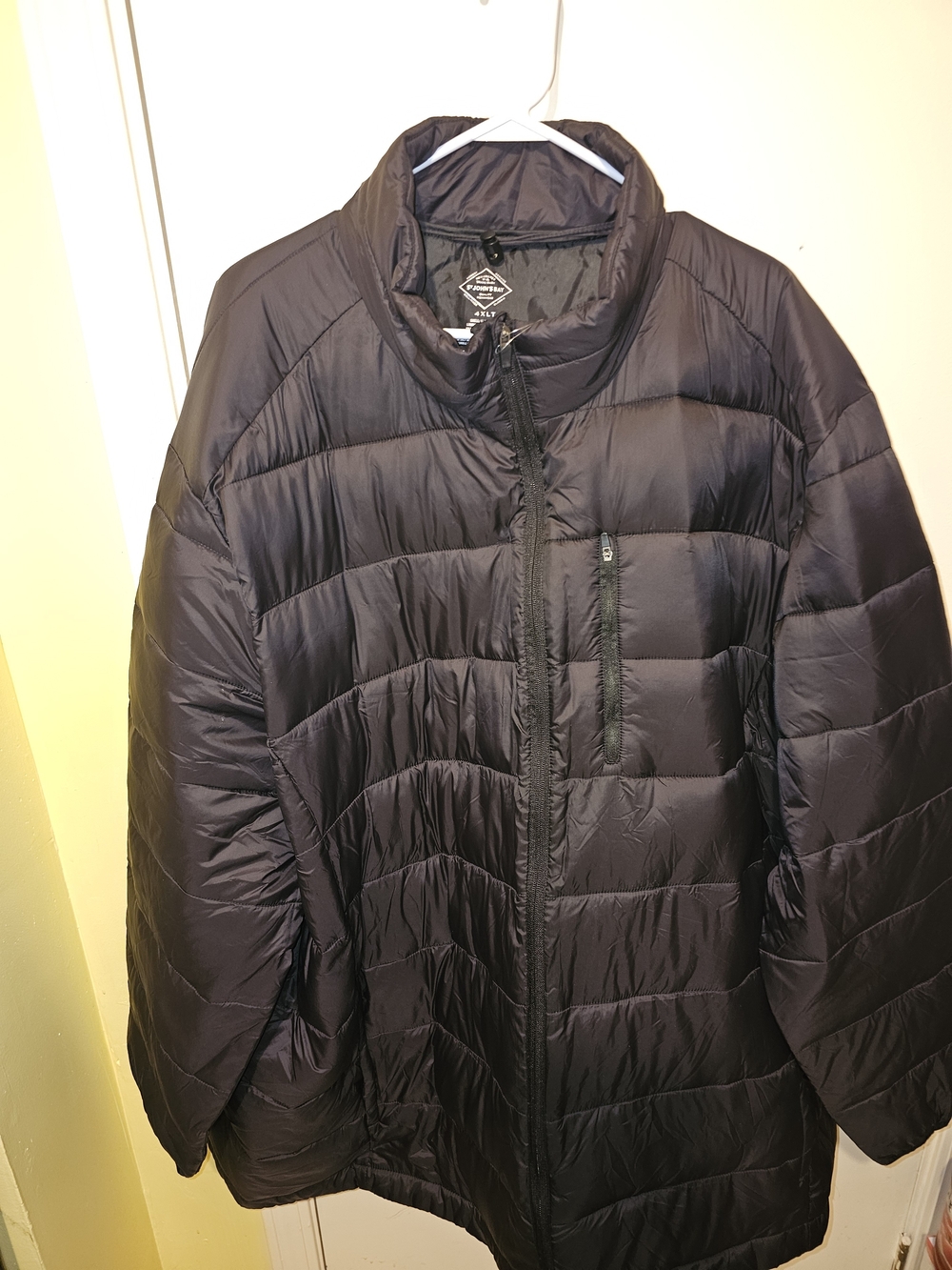 St. John's Bay Black Quilted Puffer Jacket